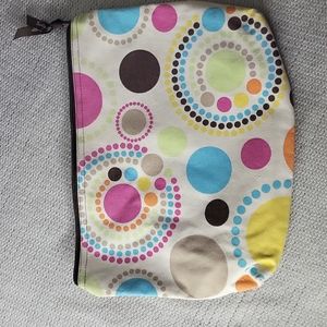 Thirty-One Circle Splash Zippered Bag